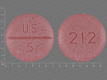 US 5 212: (0245-0212) Midodrine Hydrochloride 5 mg Oral Tablet by Upsher-smith Laboratories Inc.