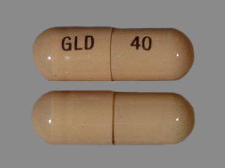 GLD 40: (0299-3822) Oracea 40 mg Enteric Coated Capsule by Galderma Laboratories, L.p.