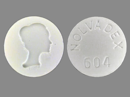 NOLVADEX 604: (0310-0604) Nolvadex 20 mg Oral Tablet by Astrazeneca Pharmaceuticals Lp