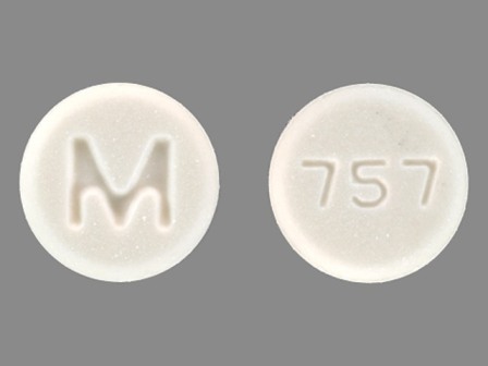 M 757: (0378-0757) Atenolol 100 mg Oral Tablet by Aphena Pharma Solutions - Tennessee, LLC