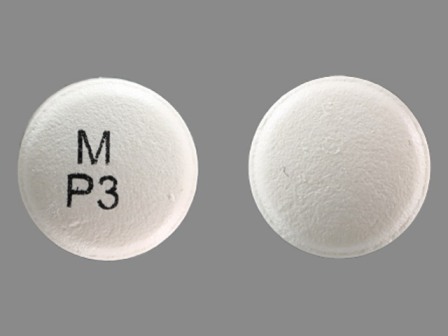 M P3: (0378-2003) Paroxetine (As Paroxetine Hydrochloride) 12.5 mg Extended Release Tablet by Mylan Pharmaceuticals Inc.