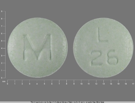 L 26 M: (0378-2076) Lisinopril 40 mg Oral Tablet by Mylan Pharmaceuticals Inc.