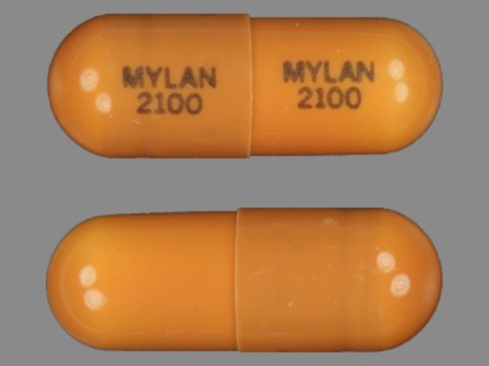 MYLAN 2100: (0378-2100) Loperamide Hydrochloride 2 mg Oral Capsule by Pd-rx Pharmaceuticals, Inc.