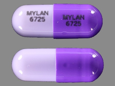 MYLAN 6725: (0378-6725) Zonisamide 25 mg Oral Capsule by Mylan Pharmaceuticals Inc.