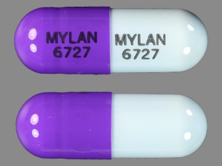 MYLAN 6727: (0378-6727) Zonisamide 100 mg Oral Capsule by Mylan Pharmaceuticals Inc.