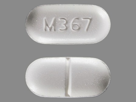 M367: (0406-0367) Hydrocodone Bitartrate and Acetaminophen Oral Tablet by Lake Erie Medical Dba Quality Care Products LLC