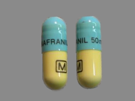 M ANAFRANIL 50 mg: (0406-9907) Anafranil 50 mg Oral Capsule by Mallinckrodt, Inc.
