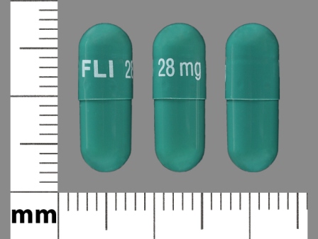 FLI 28 mg: (0456-3428) 24 Hr Namenda 28 mg Extended Release Capsule by Forest Laboratories, Inc.