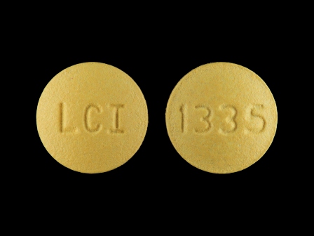 LCI 1335: (0527-1335) Doxycycline (As Doxycycline Monohydrate) 50 mg Oral Tablet by Lannett Company, Inc.