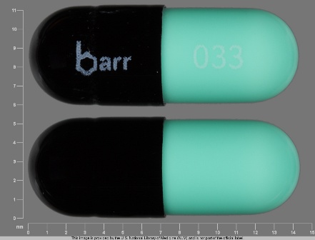 barr 033: (0555-0033) Chlordiazepoxide Hydrochloride 10 mg Oral Capsule by Barr Laboratories Inc.