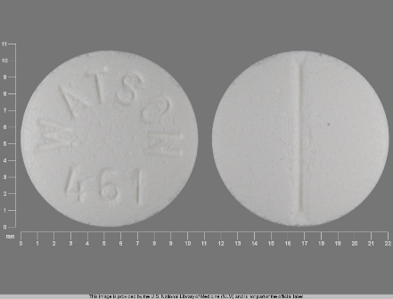 Watson 461: (0591-0461) Glipizide 10 mg Oral Tablet by Aphena Pharma Solutions - Tennessee, LLC