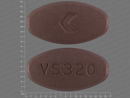 VS320: (0591-2170) Valsartan 320 mg Oral Tablet, Film Coated by Bryant Ranch Prepack