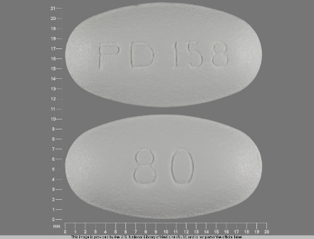 PD 158 80: (0591-3777) Atorvastatin (As Atorvastatin Calcium) 80 mg Oral Tablet by Watson Laboratories, Inc.