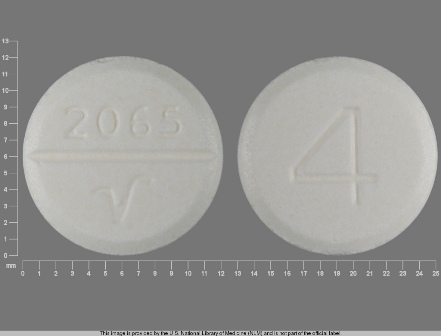 2065 V 4: (0603-2339) Apap 300 mg / Codeine Phosphate 60 mg Oral Tablet by A-s Medication Solutions LLC