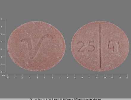 25 41 V: (0603-2957) Clonidine Hydrochloride .1 mg Oral Tablet by A-s Medication Solutions LLC