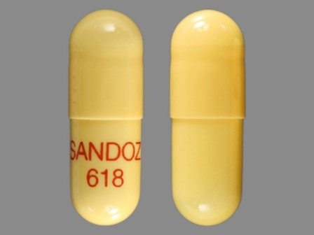 SANDOZ 618: (0781-2614) Rivastigmine 1.5 mg (As Rivastigmine Tartrate 2.4 mg) Oral Capsule by Sandoz Inc