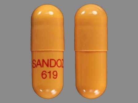 SANDOZ 619: (0781-2615) Rivastigmine 3 mg (As Rivastigmine Tartrate 4.8 mg) Oral Capsule by Sandoz Inc