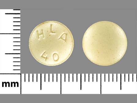 HLA 40: (0781-5384) Atorvastatin (As Atorvastatin Calcium) 40 mg Oral Tablet by Sandoz Inc