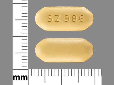 SZ 986: (0781-5791) Levofloxacin 500 mg Oral Tablet by Sandoz Inc