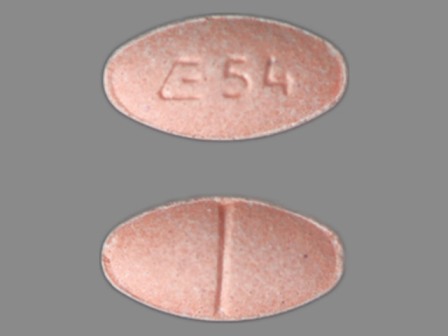 E54: (0904-5811) Lisinopril 5 mg Oral Tablet by Major Pharmaceuticals