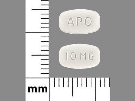 10MG APO: (0904-5852) Cetirizine Hydrochloride 10 mg Oral Tablet by Major Pharmaceuticals
