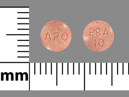 APO PRA 10: (0904-5891) Pravastatin Sodium 10 mg Oral Tablet by Major Pharmaceuticals