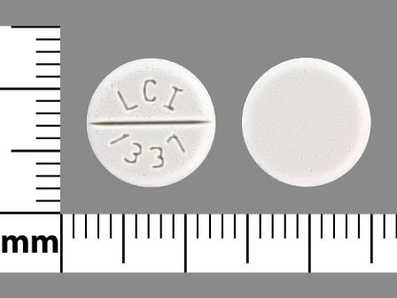LCI 1337: (10135-533) Baclofen 20 mg Oral Tablet by Marlex Pharmaceuticals Inc