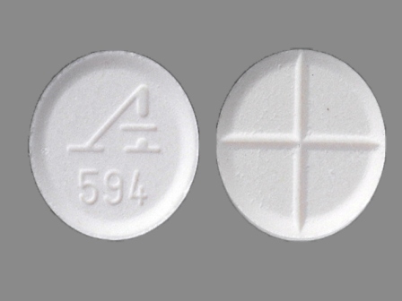 A594: (10144-594) Zanaflex 4 mg Oral Tablet by Acorda Therapeutics, Inc.