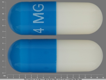 4 MG: (10144-604) Zanaflex 4 mg Oral Capsule by Acorda Therapeutics, Inc.