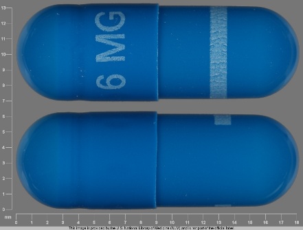 6 MG: (10144-606) Zanaflex 6 mg Oral Capsule by Acorda Therapeutics, Inc.