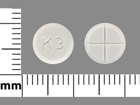 K 3: (10702-003) Promethazine Hydrochloride 25 mg Oral Tablet by Kvk-tech, Inc.