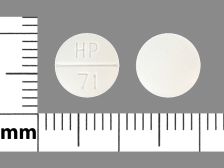 HP 71: (23155-071) Methimazole 10 mg Oral Tablet by Heritage Pharmaceuticals Inc.