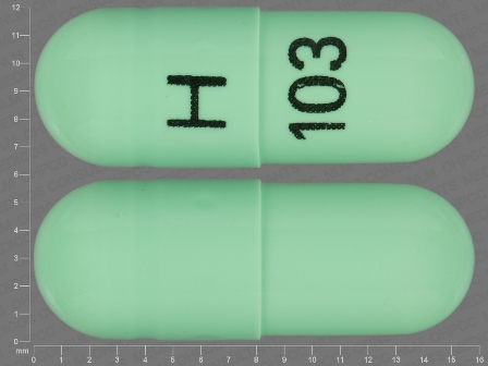 H 103: (31722-542) Indomethacin 25 mg Oral Capsule by Avpak