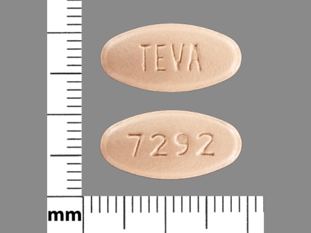 TEVA 7292: (42291-371) Levofloxacin 500 mg Oral Tablet by Avkare, Inc.
