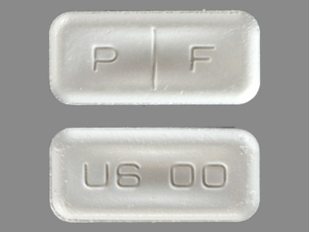 PF U 600: (42858-702) Theophylline 600 mg Extended Release Tablet by Rhodes Pharmaceuticals L.p.