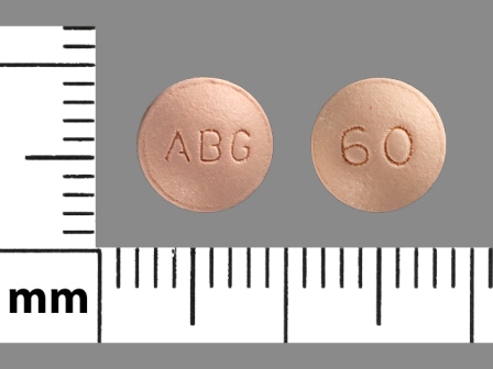 ABG 60: (42858-803) Ms 60 mg Extended Release Tablet by Watson Laboratories, Inc.