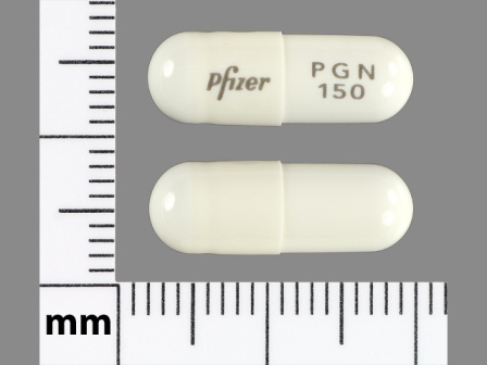 Pfizer PGN 150: (43353-414) Lyrica 150 mg Oral Capsule by Aphena Pharma Solutions - Tennessee, LLC