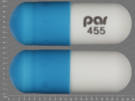 par 455: (49884-455) Omeprazole 40 mg / Nahco3 1100 mg Oral Capsule by Par Pharmaceutical Inc.