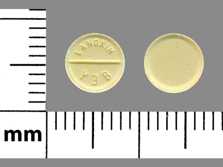 LANOXIN Y3B: (49884-514) Digoxin .125 mg Oral Tablet by Ncs Healthcare of Ky, Inc Dba Vangard Labs