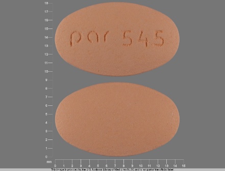 Par 545: (49884-545) Ranitidine 300 mg (Ranitidine Hydrochloride 336 mg) Oral Tablet by Par Pharmaceutical Inc