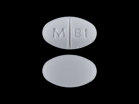 M B1: (51079-985) Buspirone Hydrochloride 5 mg (Equivalent To Buspirone 4.6 mg) Oral Tablet by Mylan Institutional Inc.