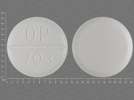 OP 703: (51285-690) Urecholine 10 mg Oral Tablet by Teva Women's Health, Inc.