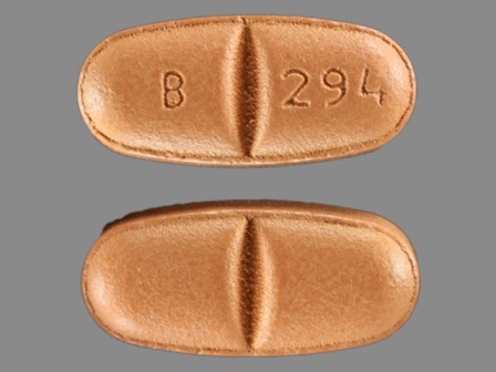 B294: (51991-294) Oxcarbazepine 600 mg Oral Tablet by Breckenridge Pharmaceutical, Inc.