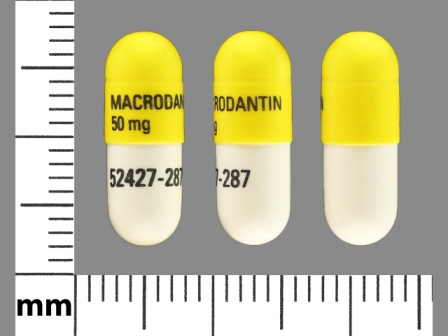 MACRODANTIN 50mg 52427 287: (52427-287) Macrodantin 50 mg Oral Capsule by Almatica Pharma Inc.