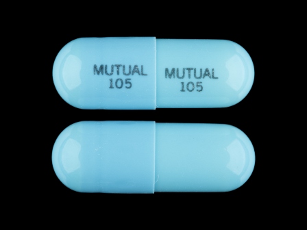 Mutual 105 blue capsule