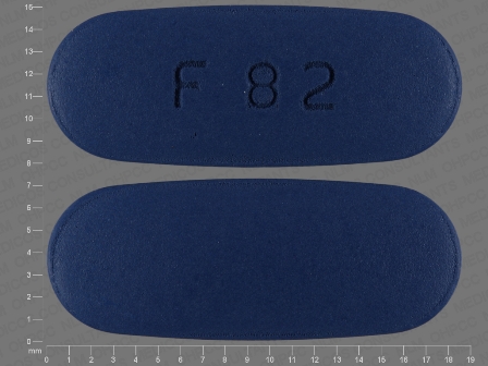 F 82: (57237-042) Valacyclovir Hydrochloride 500 mg/1 Oral Tablet, Film Coated by Citron Pharma LLC