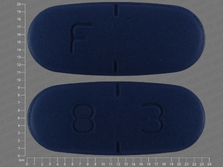 F 8 3: (57237-043) Valacyclovir Hydrochloride 1 g/1 Oral Tablet, Film Coated by Citron Pharma LLC