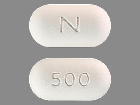 N 500: (59630-850) 24 Hr Naprelan 500 mg Extended Release Tablet by Shionogi Inc.