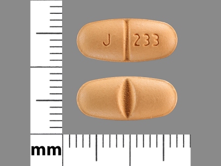 J 233: (59746-233) Oxcarbazepine 300 mg Oral Tablet by Jubilant Cadista Pharmaceuticals, Inc.