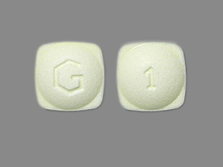 G 1: (59762-0059) Alprazolam 1 mg 24 Hr Extended Release Tablet by Greenstone LLC